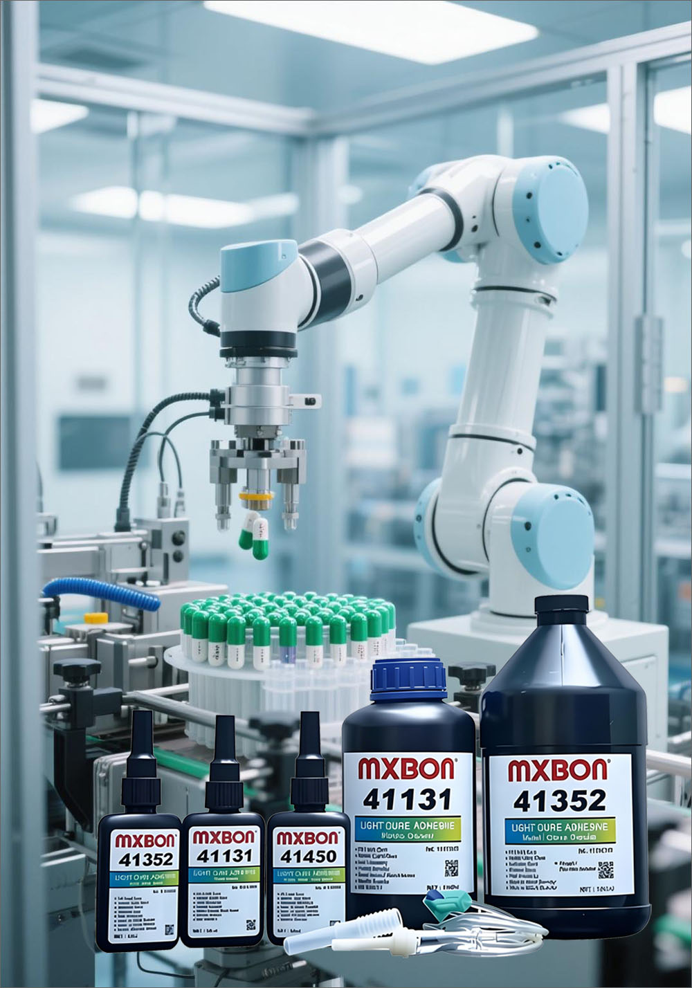 叁恩 3NBOND 专注研发生产工业胶粘剂，包含北回化学MXBON医疗级 UV 胶、瞬干胶、快干胶、电子专用胶、环氧树脂、厌氧胶、亚克力、结构胶，适配多行业粘接场景，包括医疗器械、医疗耗材、扬声器、3C电子、消费电子产品、电气设备、电动机，支持产品定制，原厂直供，服务周到。 --广州市叁恩贸易有限公司
